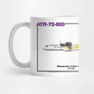 Avions de Transport Régional 72-600 - Passaredo Linhas Aéreas (Art Print) Mug